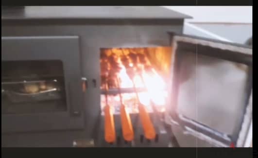 Merhi Stove – Morjan GG   وجاق حطب شبه جديد مستعمل شهرين فقط 5