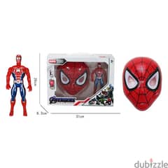 Spiderman Action Figure With Face Mask 0