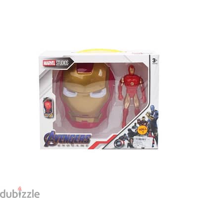 Iron Man Action Figure With Face Mask