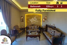 Ballouneh 220m2 | Panoramic View | Redesigned | Furnished | Catch | 0
