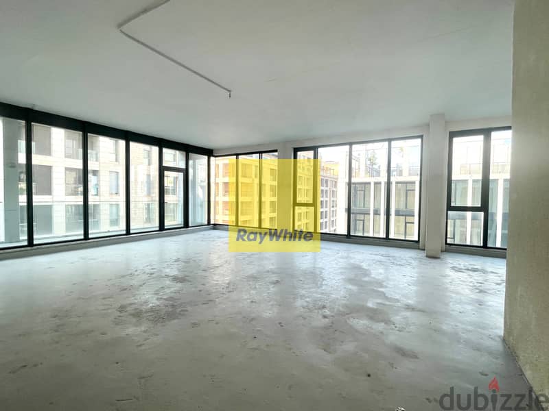 Core and shell office for rent in Waterfront Dbayehواترفرونت ضبيه مكتب 2