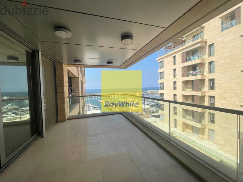 Apartment for rent in Waterfront Dbayeh | Marina Viewشقة للإيجار 0