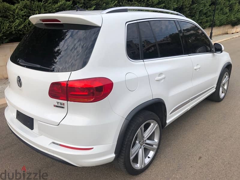 VW Tiguan 2016 R-Line Like New White Fully Loaded 0 Accident سعر جديد 4