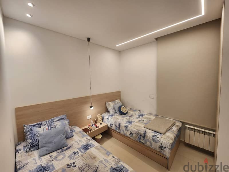 Furnished 120m2 GF apartment+terrace+ view for sale in Mazraat Yachouh 5