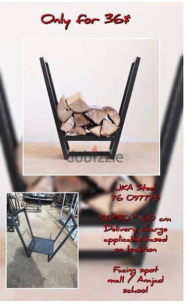 Stove stand for wood- hatab ستاند للحطب 6