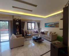 110 SQM Furnished Apartment in Haret Sakher with Sea and Mountain View