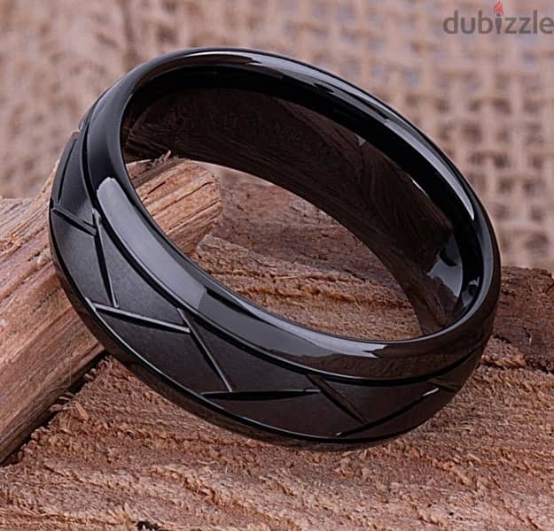 Stainless Ring Black  (2 sizes 10-11 ) 4