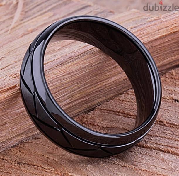 Stainless Ring Black  (2 sizes 10-11 ) 6