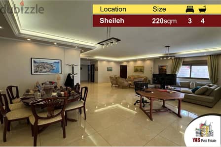 Sheileh 220m2 + 30m2 Terrace | Upgraded | Prime Location | Catch |