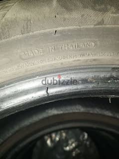 4 tires made in Thailand in very good condition 225/55/18