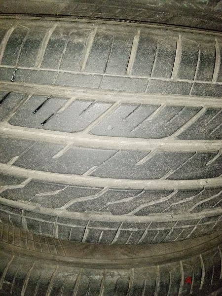 4 tires made in Thailand in very good condition 225/55/18 1