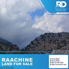 land for sale in Raachine - أرض للبيع في رعشين