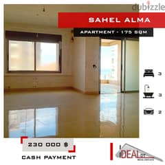 Apartment for sale in sahel alma 175 SQM REF#JH17244