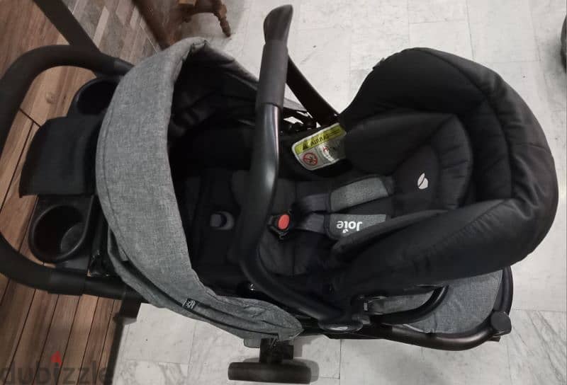set joie stroller and car set like new 5