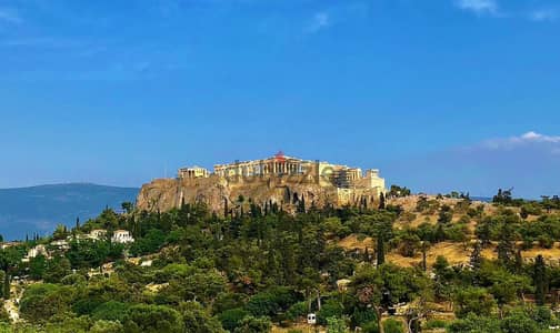 Traditional House in Thiseio, Athens, Greece Overlooking the Acropolis