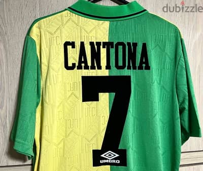 Manchester United cantona 1992  third rare umbro jersey