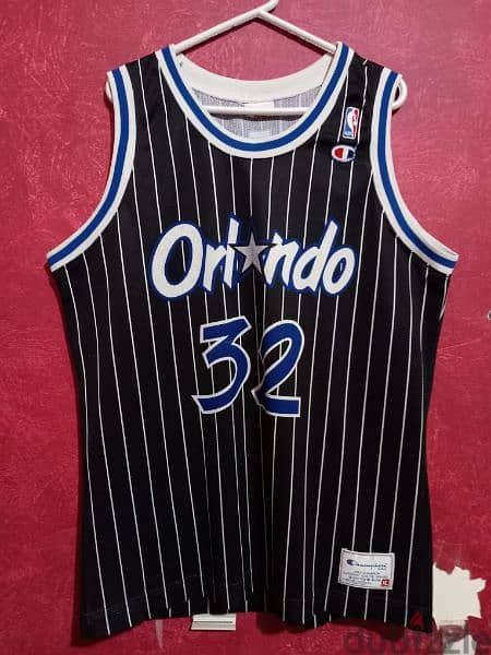 1990s Shaquille O'Neal Orlando Magic NBA Basketball Jersey