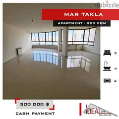 Apartment for sale in hazmieh mar takla 225 SQM REF#AEA16001