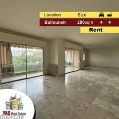 Ballouneh 280m2 | Rent | Excellent Condition | Panoramic View | 0