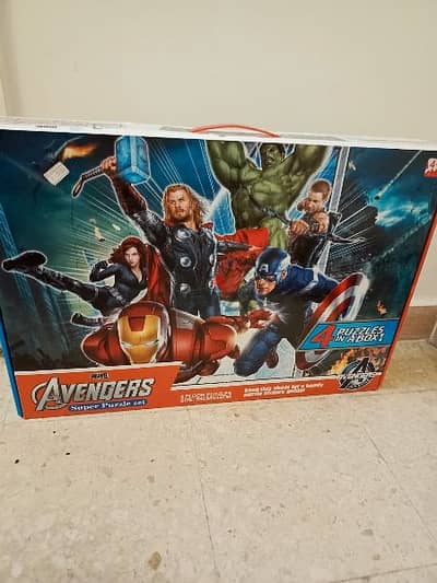 Avengers super puzzle toy set 4 in 1