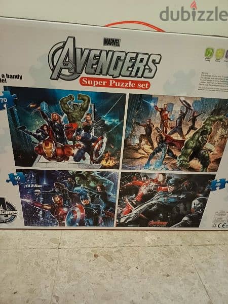 Avengers super puzzle toy set 4 in 1 1
