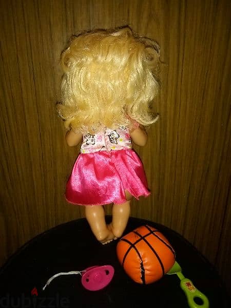 BABY ALIVE Hasbro As new doll+Pacifier+Basket anti stress ball+Fork=18 2