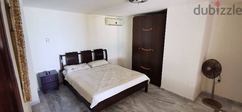 sahel alma furnished water front 160m 3 bed for rent 600$ 6