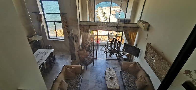 sahel alma furnished water front 160m 3 bed for rent 600$ 8