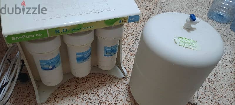 water filter system. UV RO. So pur co. Made in usa,barely usedفيلتر مياه 10