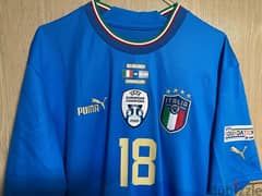 italia super copa with argentina limited edition puma barella jersey 0