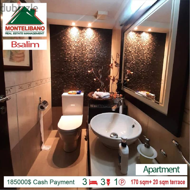 185000$ Cash Payment!! Apartment for sale in Bsalim!! 3