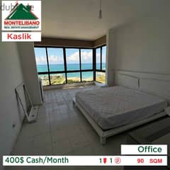 400$ Cash/Month!! Office for rent in Kaslik!!