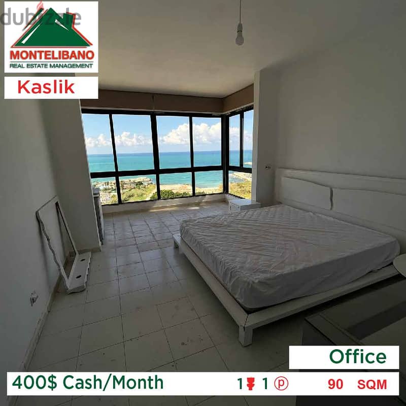400$ Cash/Month!! Office for rent in Kaslik!! 0