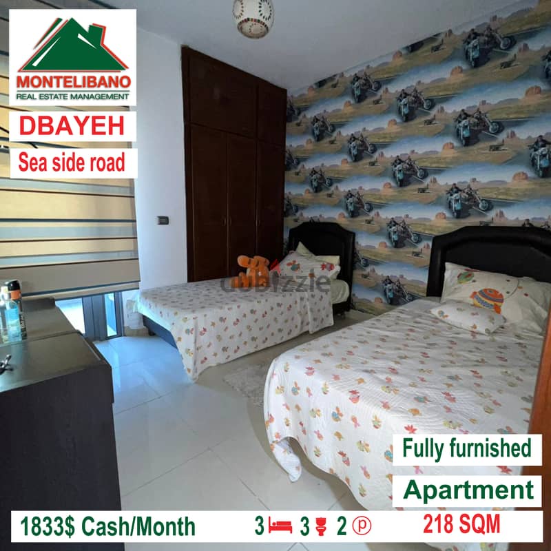 Open view and fully furnished deluxe apartment for rent in DBAYEH!!! 6