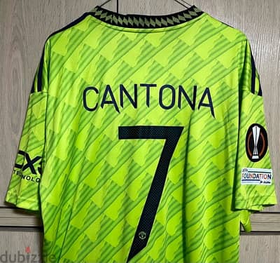 Manchester United 2022 away adidas jersey cantona 7  for ten dollars