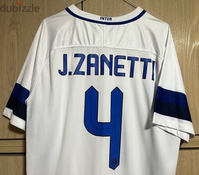 javier Zanetti 4 inter milan special edition nike jersey