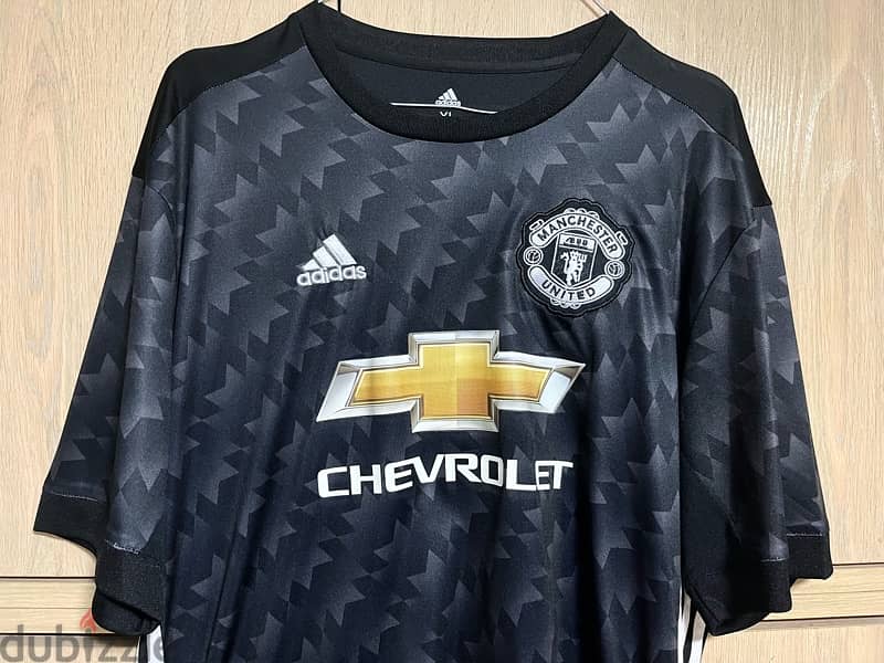 manchester united 16/17 away black edition rooney adidas jersey 1