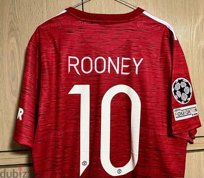 Manchester United rooney 10 20/21 limited edition home adidas jersey