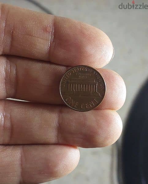 USA  Error mint Lincolin Cent  Double Die Coin year 1963 D 1