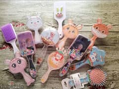 gorgeous girls hair brushes collection