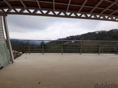 High end Furnished Apartment with terrace W/ open views in Dahr Souwen