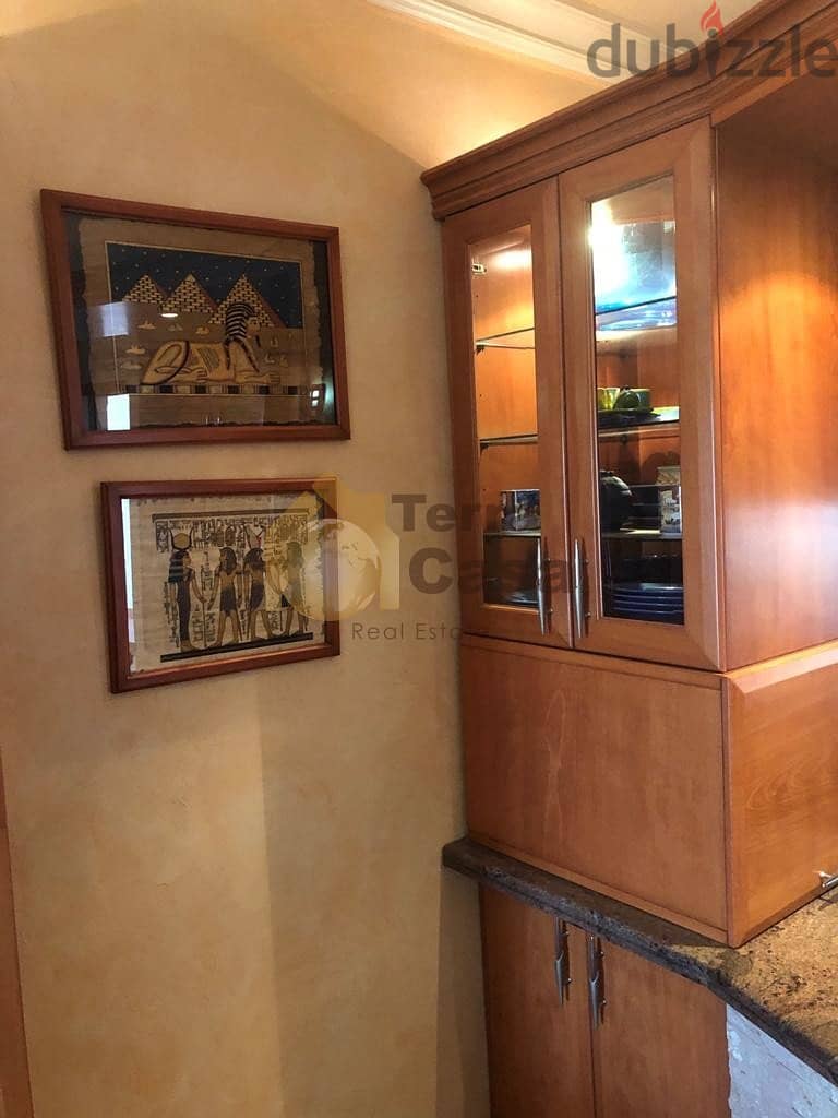 Fully furnished apartment in baabdat with terrace Ref#3612 2