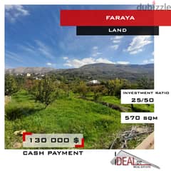 Land for sale in faraya 570 SQM REF#NW56278