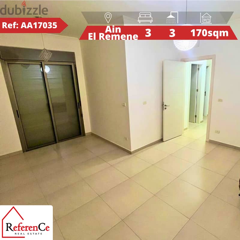 Apartment for sale in Ain El Remmaneh شقة للبيع بعين الرمانة 0