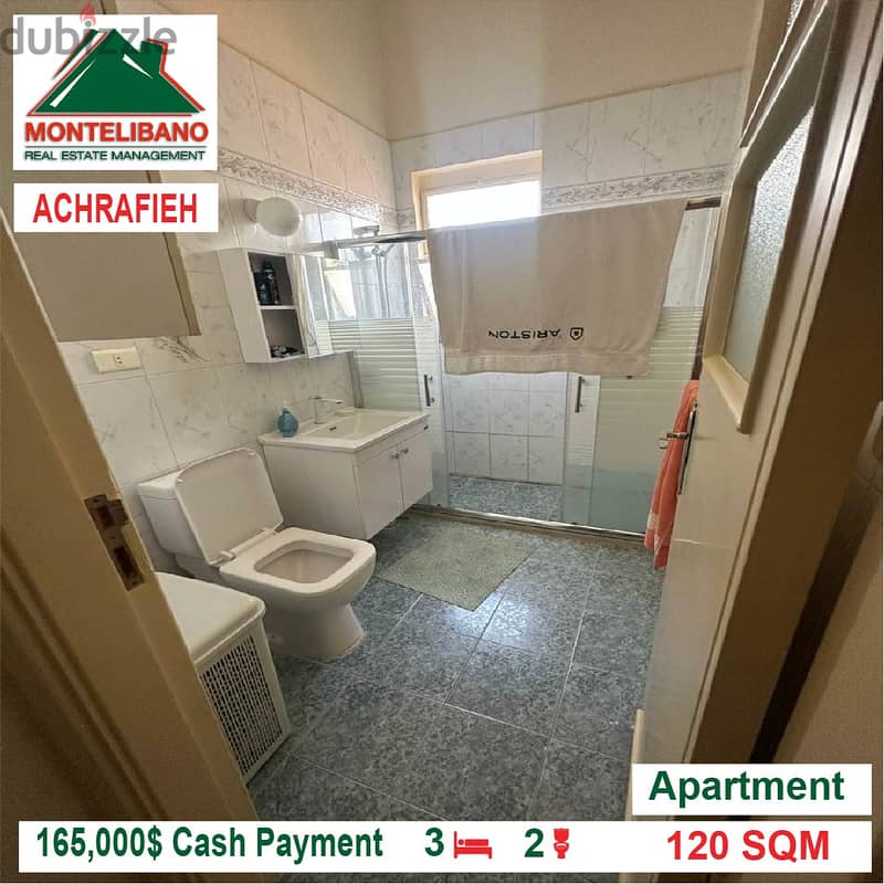 165,000$ Cash Payment!! Apartment for sale in Achrafieh!! 3