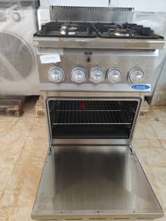 GGG (Germany) Gas stove G6F4+FG1 gastronorm 15.9 kW | oven فرن صناعي 0
