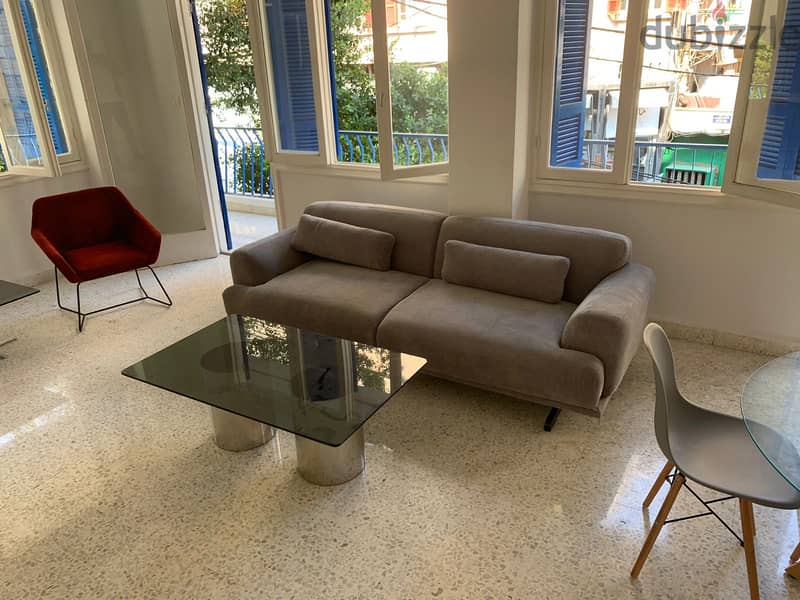 FURNISHED IN ACHRAFIEH WITH TERRACE (150SQ) , 2 BEDROOMS ,  (ACR-172) 1