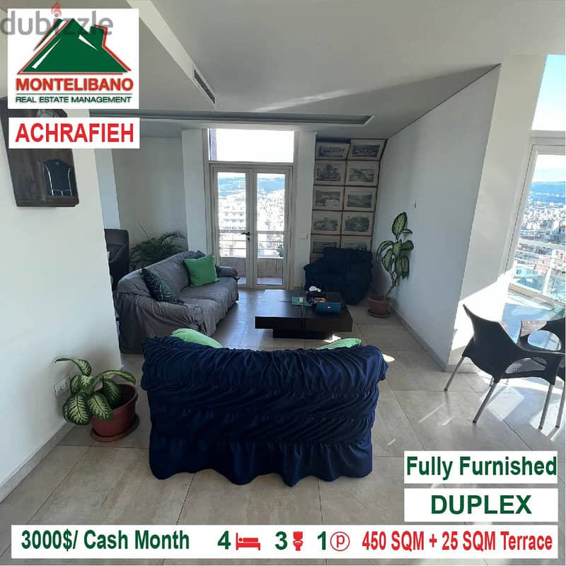 3000$/Cash Month!! Apartment for rent in Achrafieh!! 1