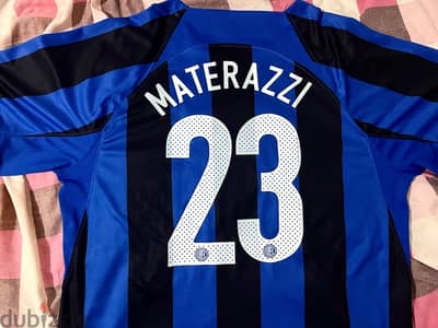 inter milan marco Materazzi special edition nerrazuri nike jersey 23