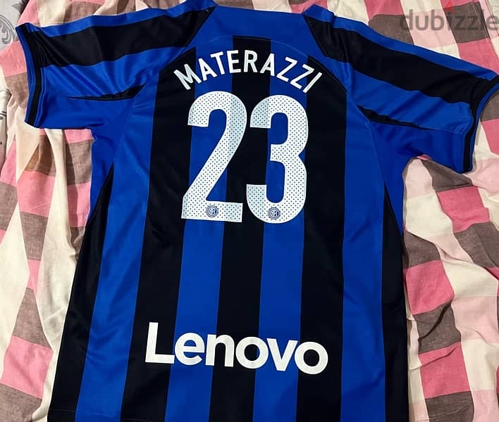 inter milan Materazzi limited edition nerrazuri nike jersey 2